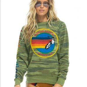 AVIATOR NATION Crew Sweatshirt - Camo